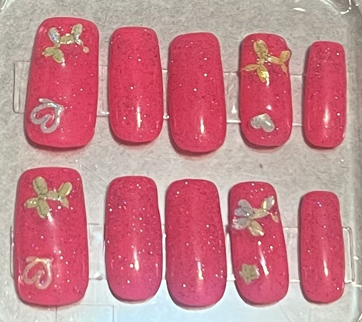 Legacy in Neon Nails | Logan Harrel Tribute Set | Bright Neon & Holo Art