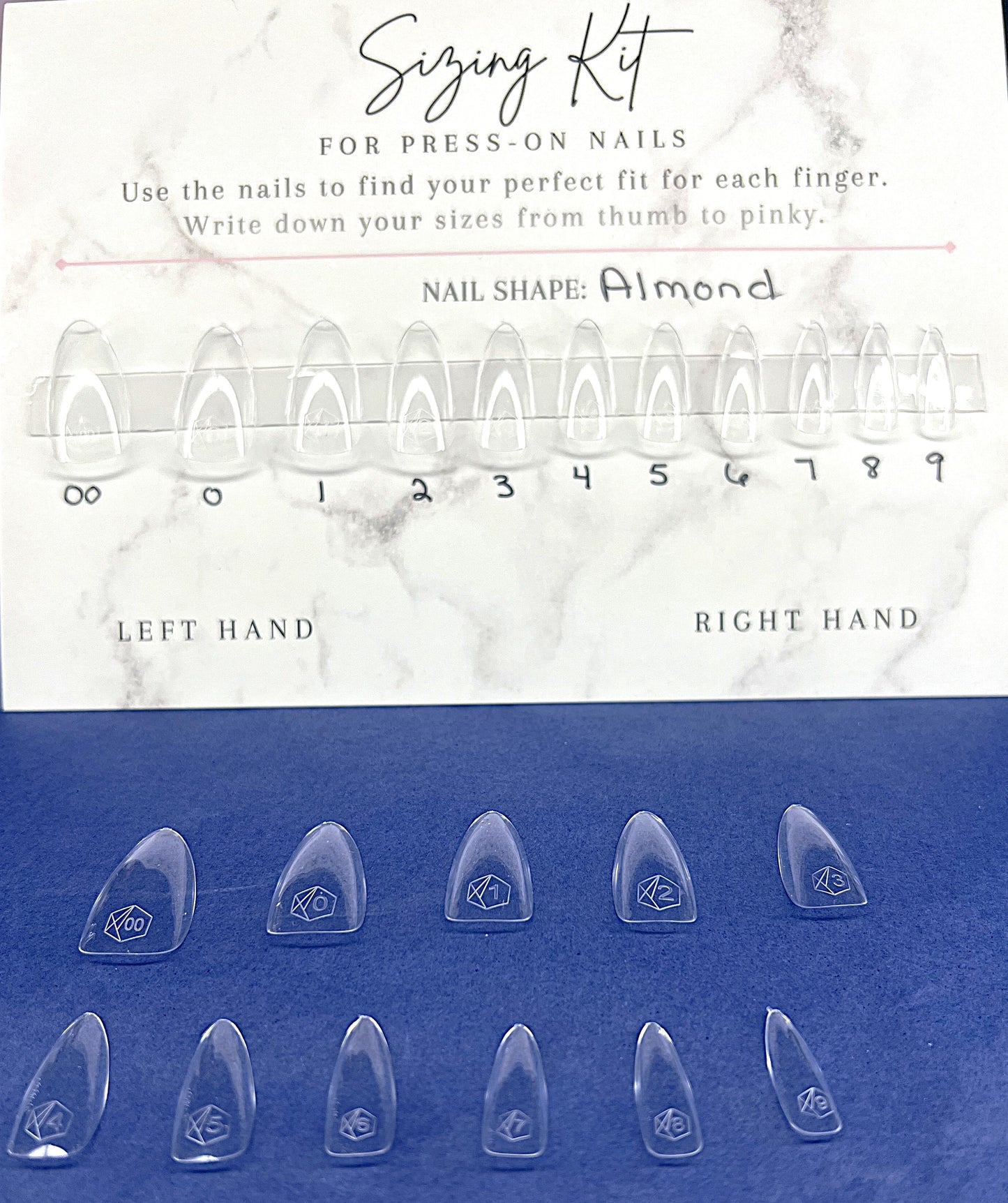 Sizing Kit + $5 Full Set Credit