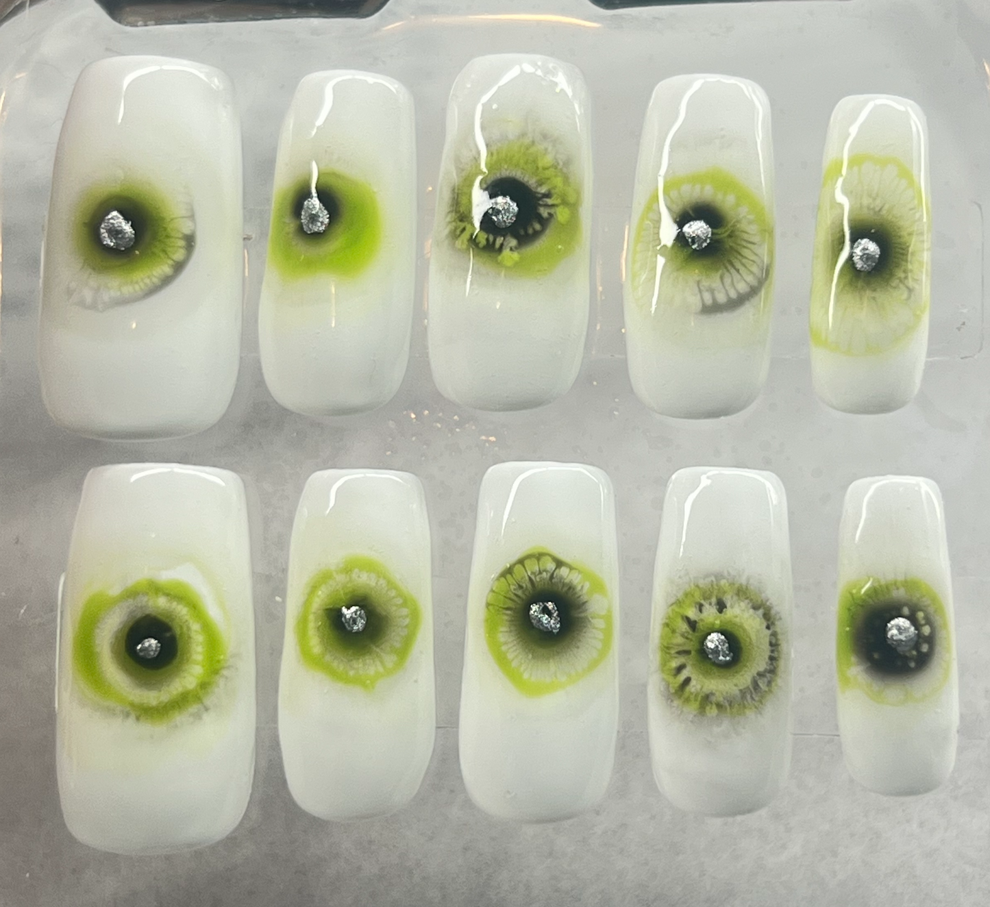 The Iris of the Universe 👁️ Astral Eye Hand-Painted Blooming Aura Set