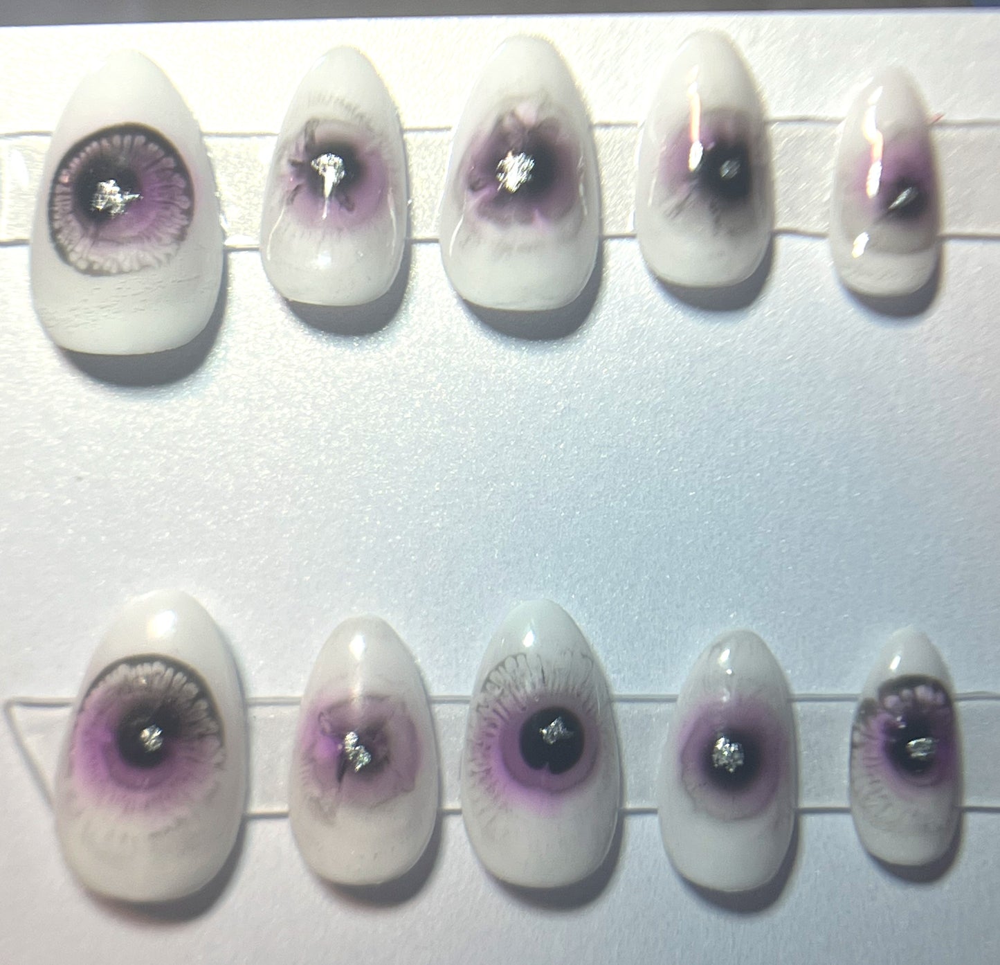 The Iris of the Universe 👁️ Astral Eye Hand-Painted Blooming Aura Set
