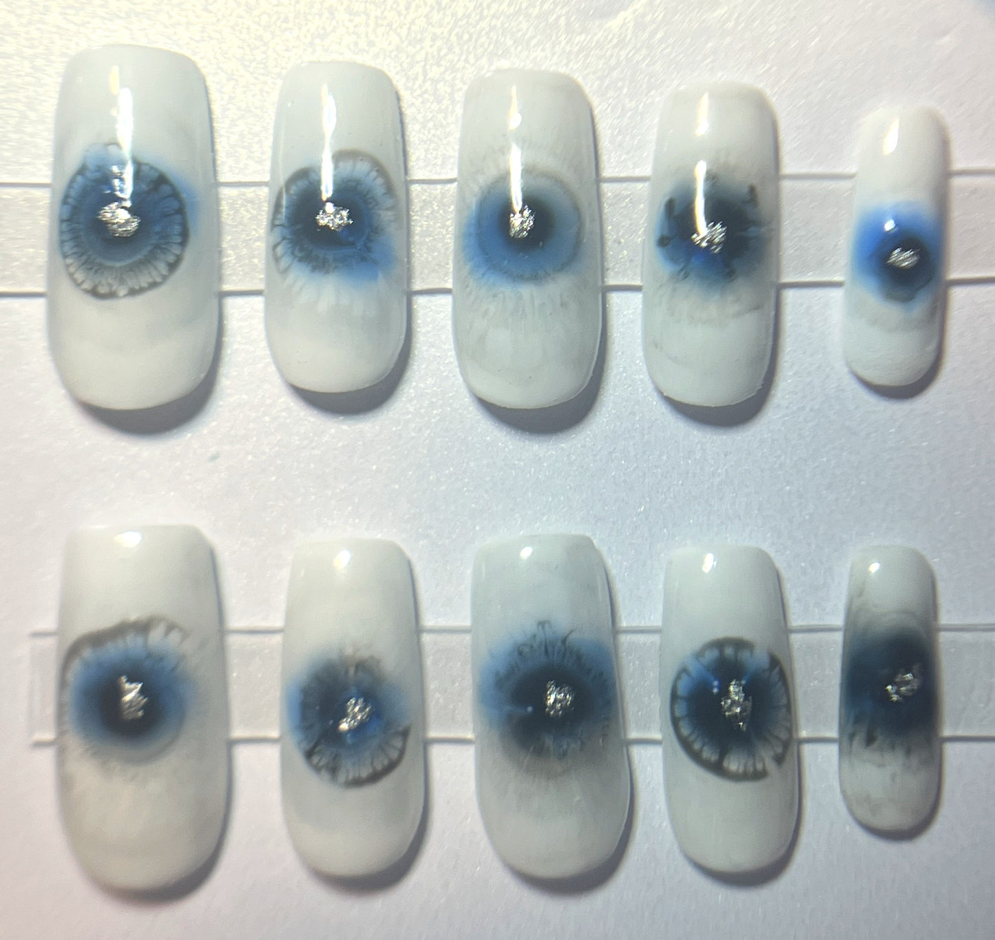 The Iris of the Universe 👁️ Astral Eye Hand-Painted Blooming Aura Set