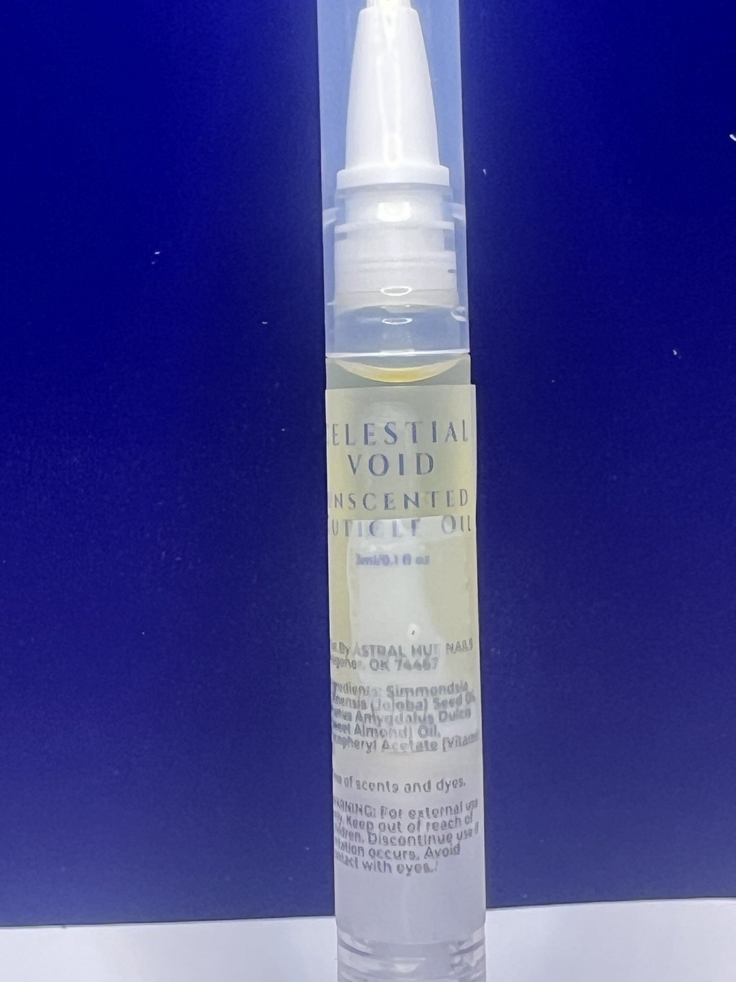 Celestial Void Fragrance Dye Free Cuticle Oil Pen Sensitive Skin Aftercare