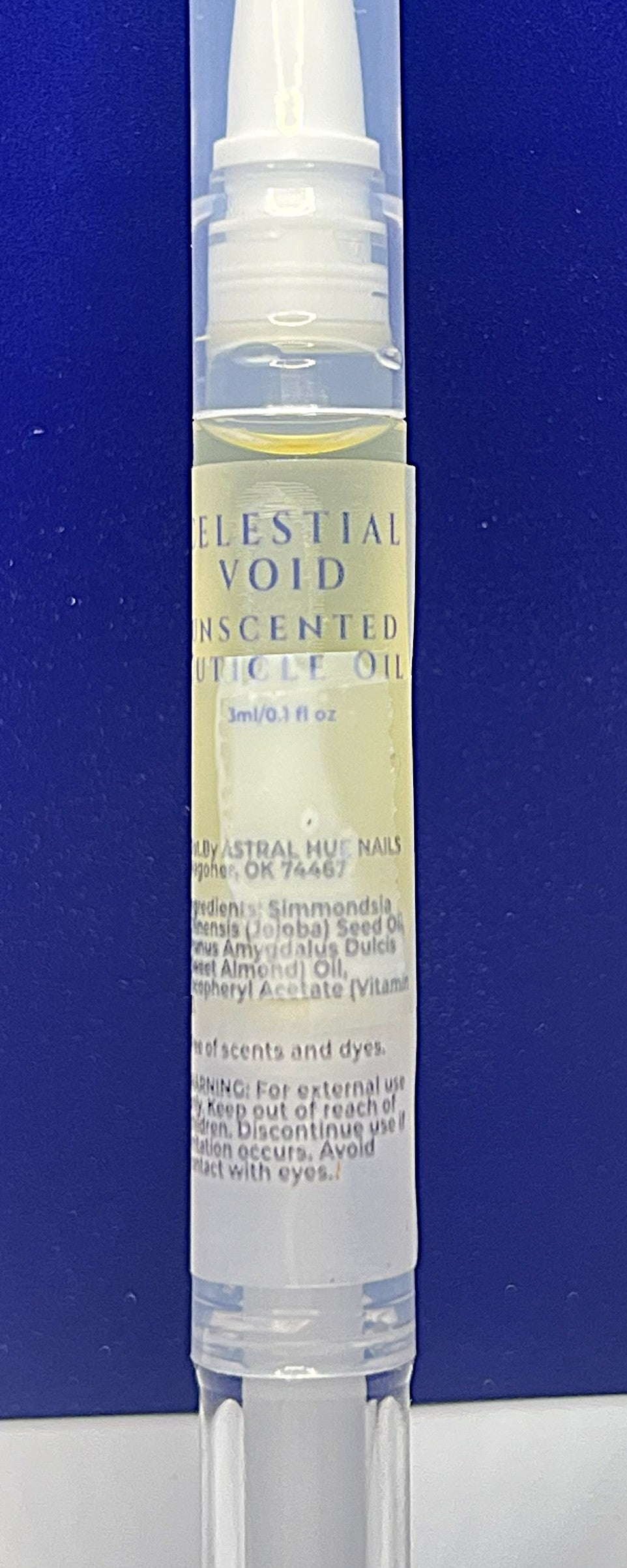Celestial Void Fragrance Dye Free Cuticle Oil Pen Sensitive Skin Aftercare