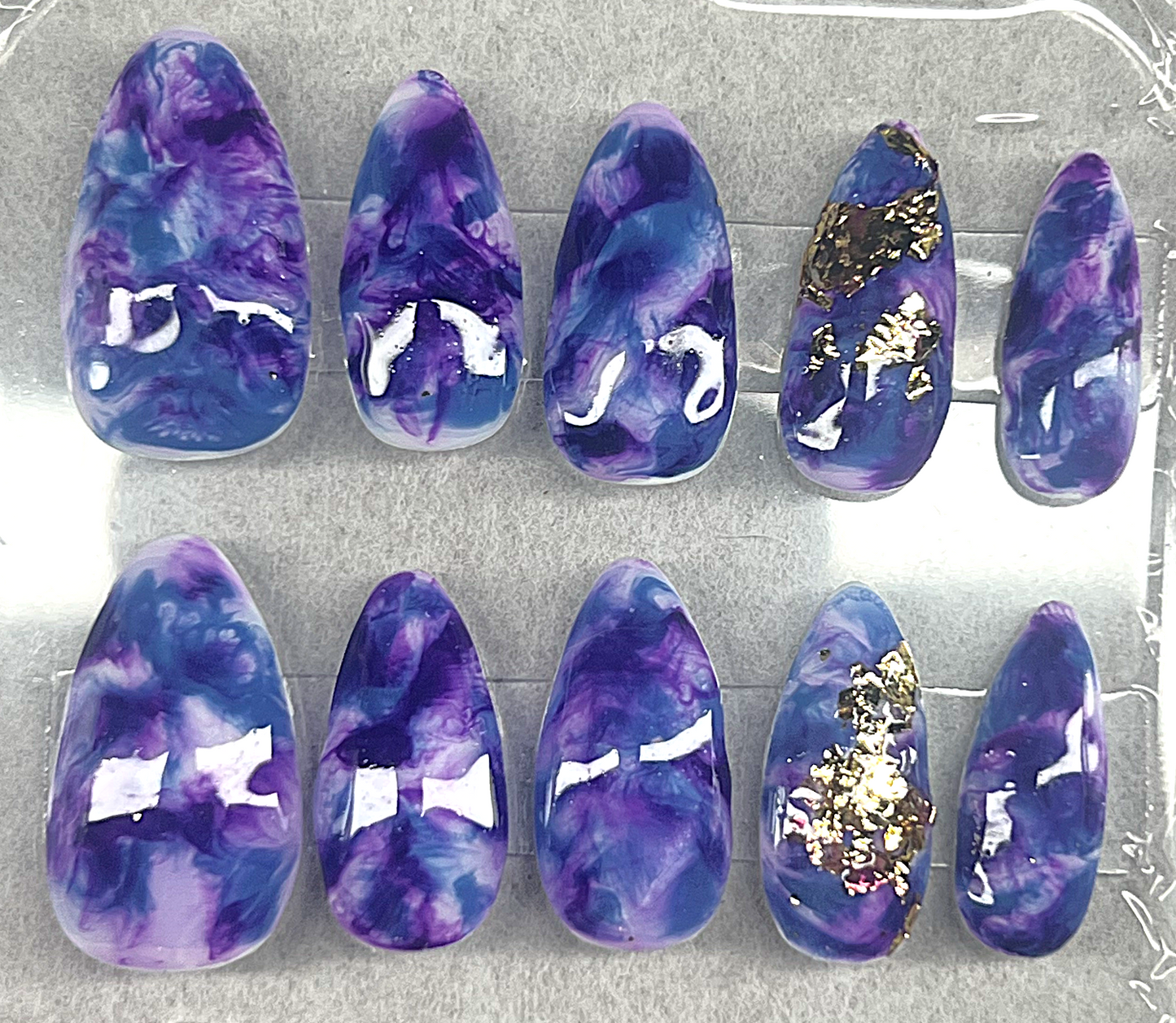 Wear the Nebula 🌌 Cosmic Mist Hand-Painted Ethereal Marble & Gold Foil