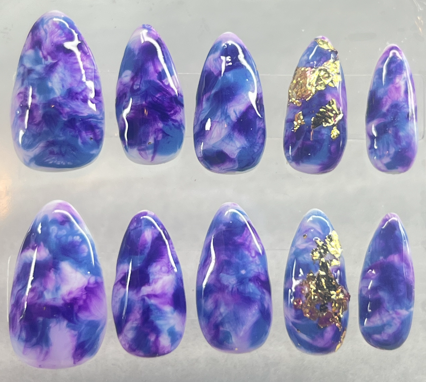 Wear the Nebula 🌌 Cosmic Mist Hand-Painted Ethereal Marble & Gold Foil