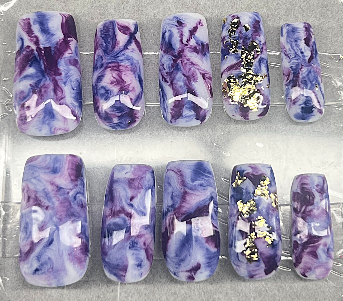 Wear the Nebula 🌌 Cosmic Mist Hand-Painted Ethereal Marble & Gold Foil