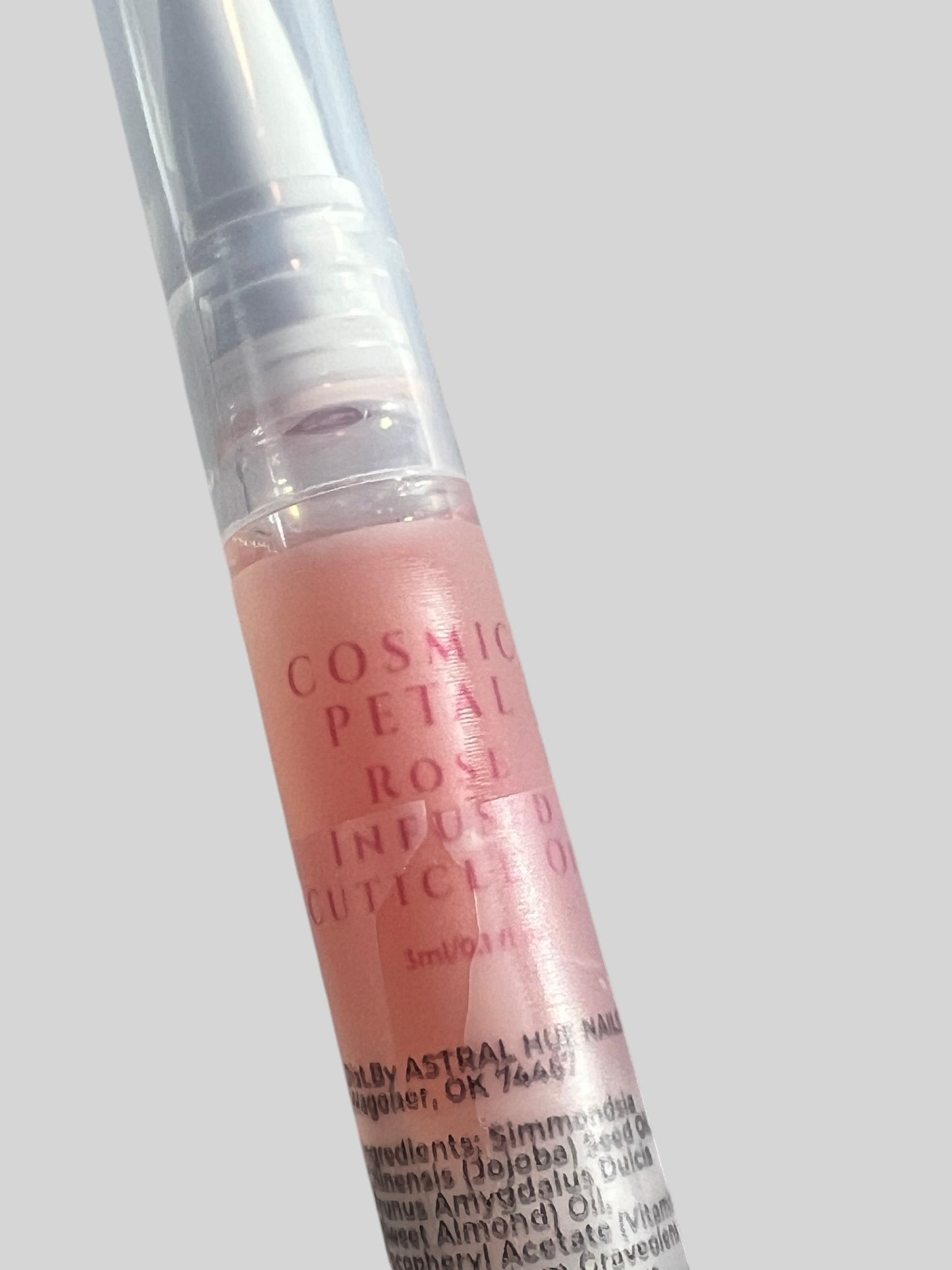 Cosmic Petal Egyptian Geranium Rose Scented Cuticle Oil Pen Jojoba Aftercare