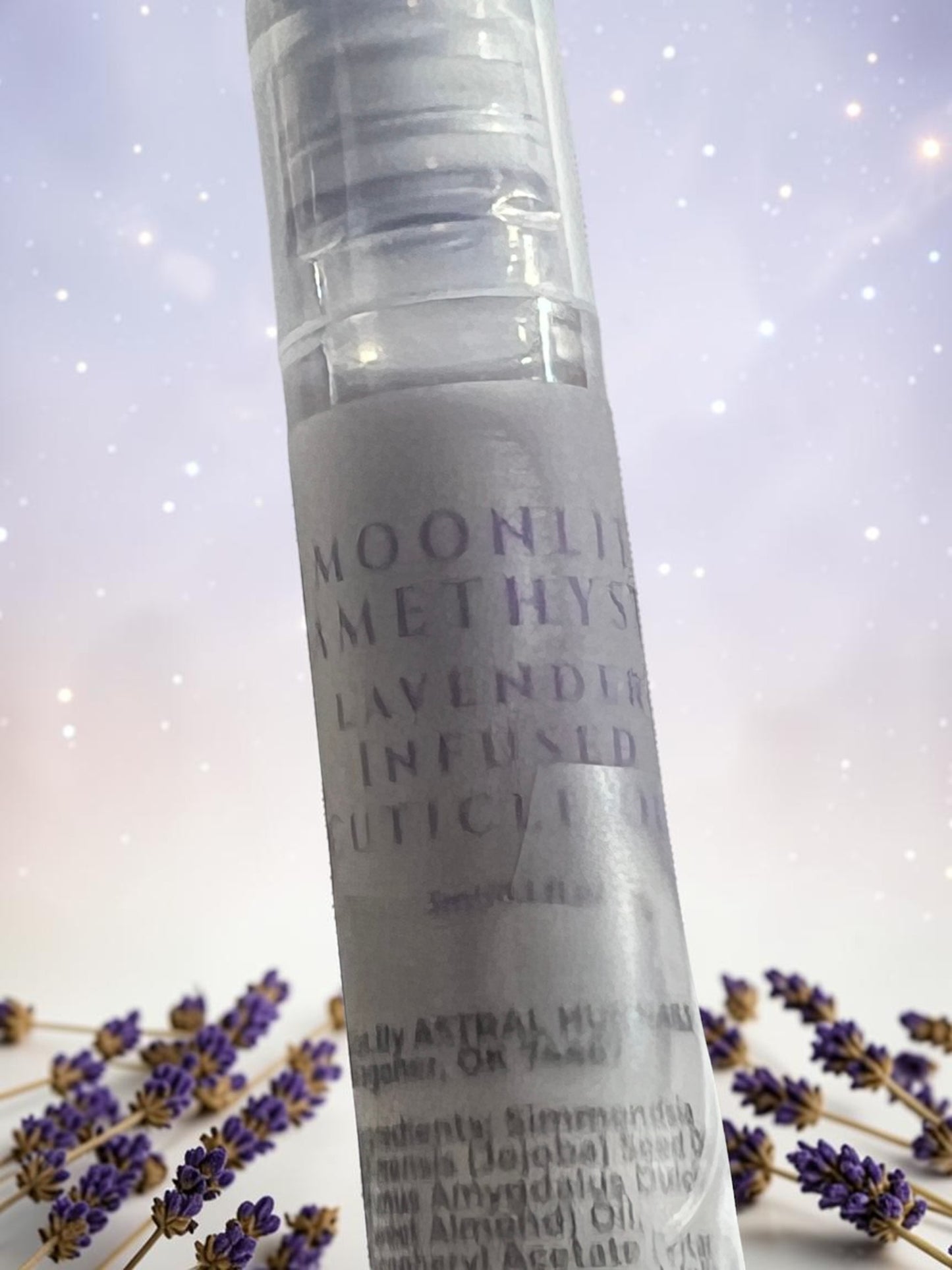 Moonlit Amethyst Calming Lavender Scented Cuticle Oil Pen Jojoba Aftercare