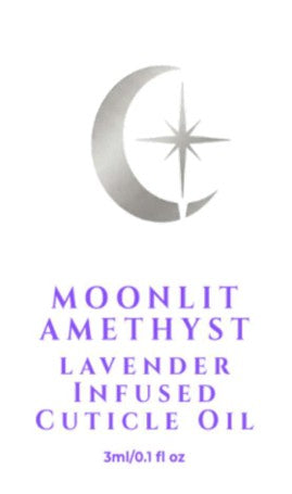 Moonlit Amethyst Calming Lavender Scented Cuticle Oil Pen Jojoba Aftercare