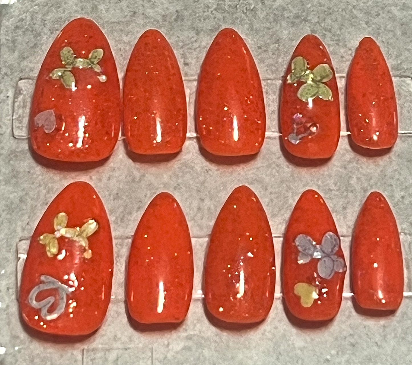 Legacy in Neon Nails | Logan Harrel Tribute Set | Bright Neon & Holo Art