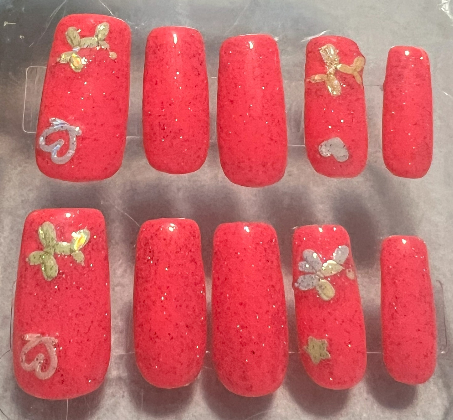 Legacy in Neon Nails | Logan Harrel Tribute Set | Bright Neon & Holo Art