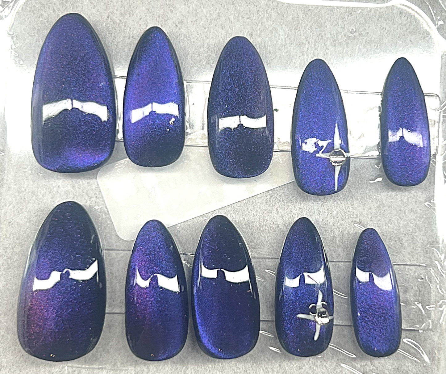 Nebula Glow 🌌 The Pulsar 9D Velvet Magnetic & Hand-Painted Star Set