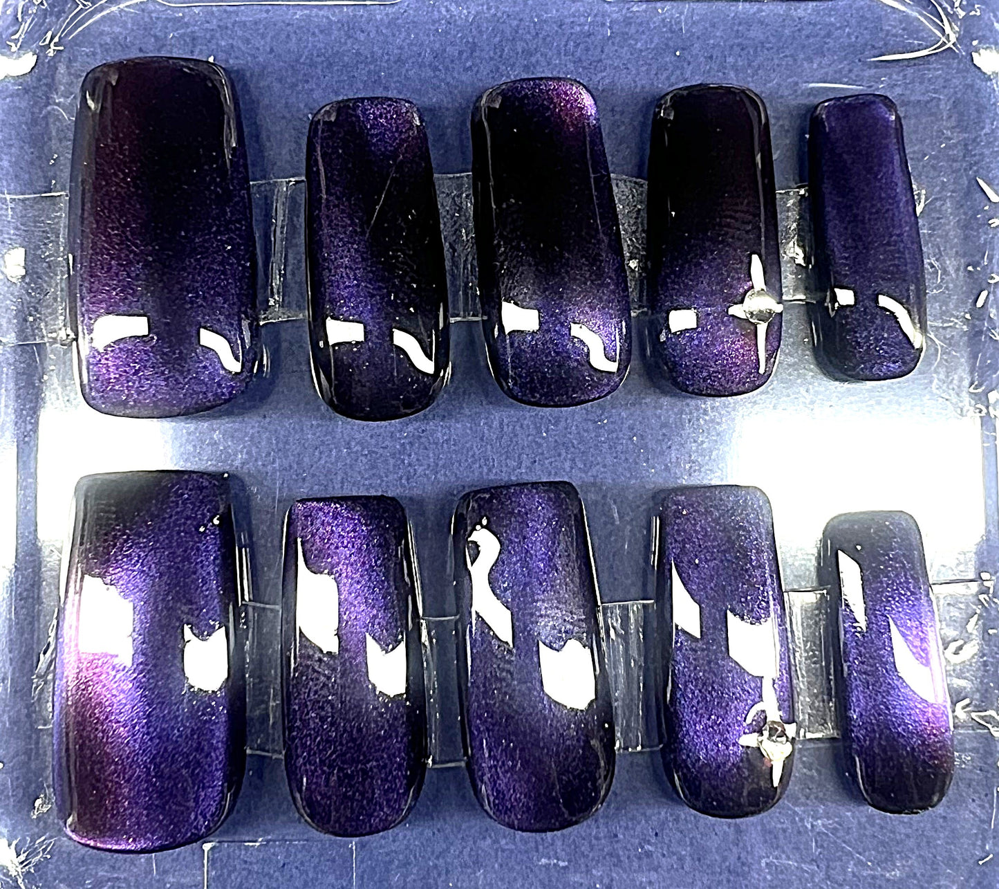 Nebula Glow 🌌 The Pulsar 9D Velvet Magnetic & Hand-Painted Star Set