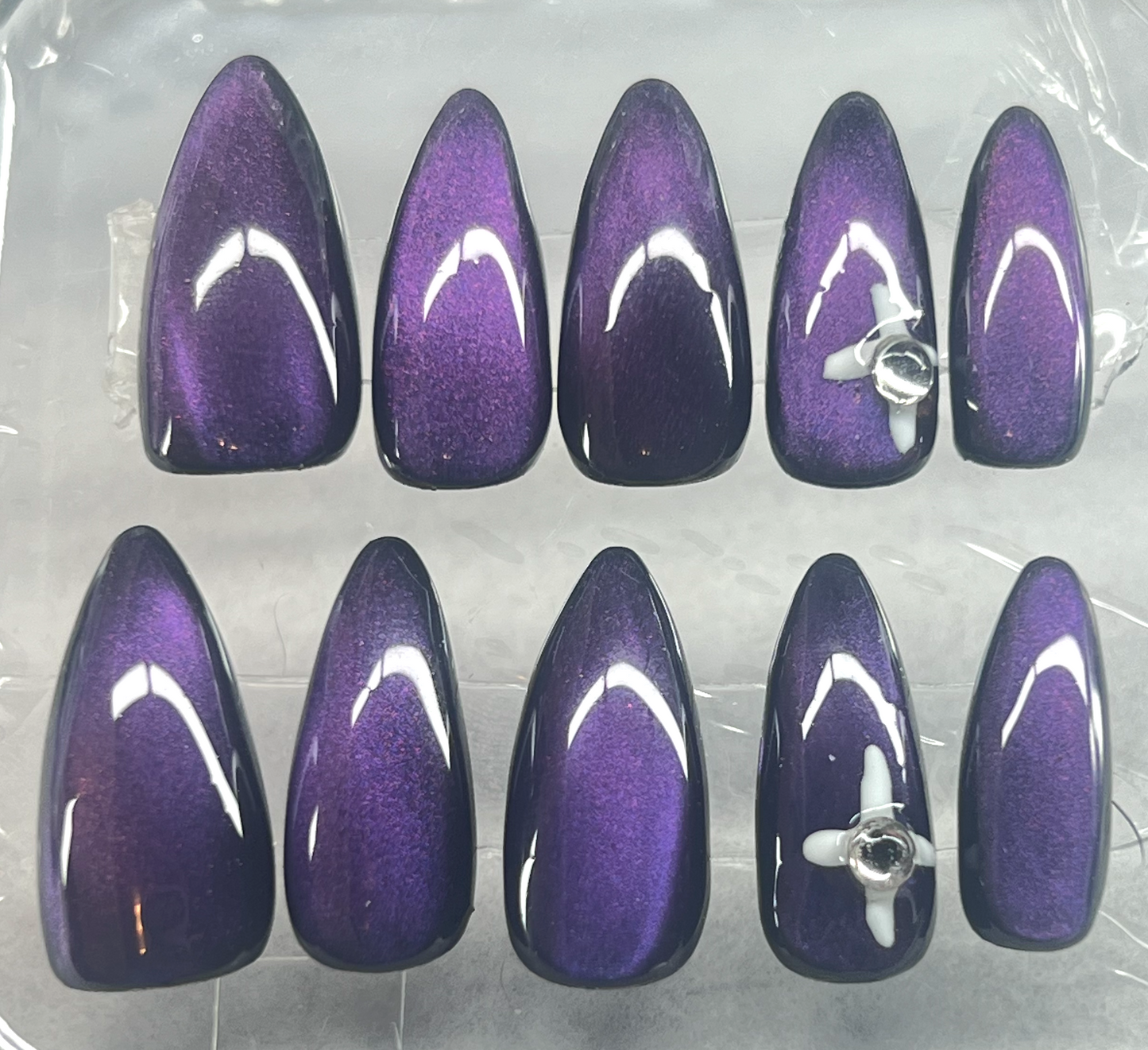 Nebula Glow 🌌 The Pulsar 9D Velvet Magnetic & Hand-Painted Star Set