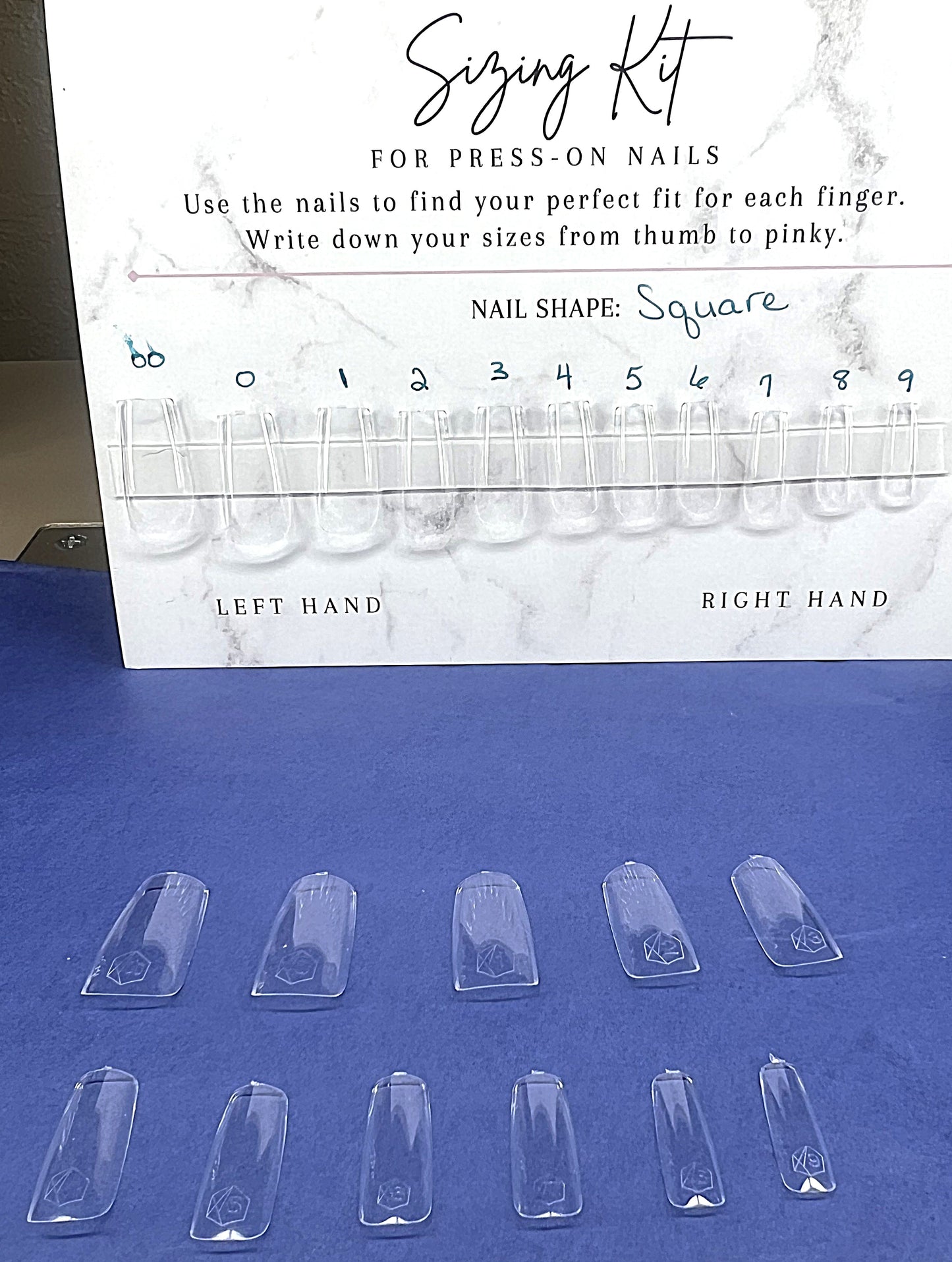 Sizing Kit + $5 Full Set Credit