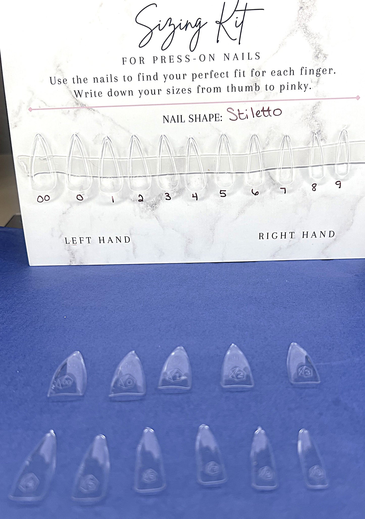 Sizing Kit + $5 Full Set Credit